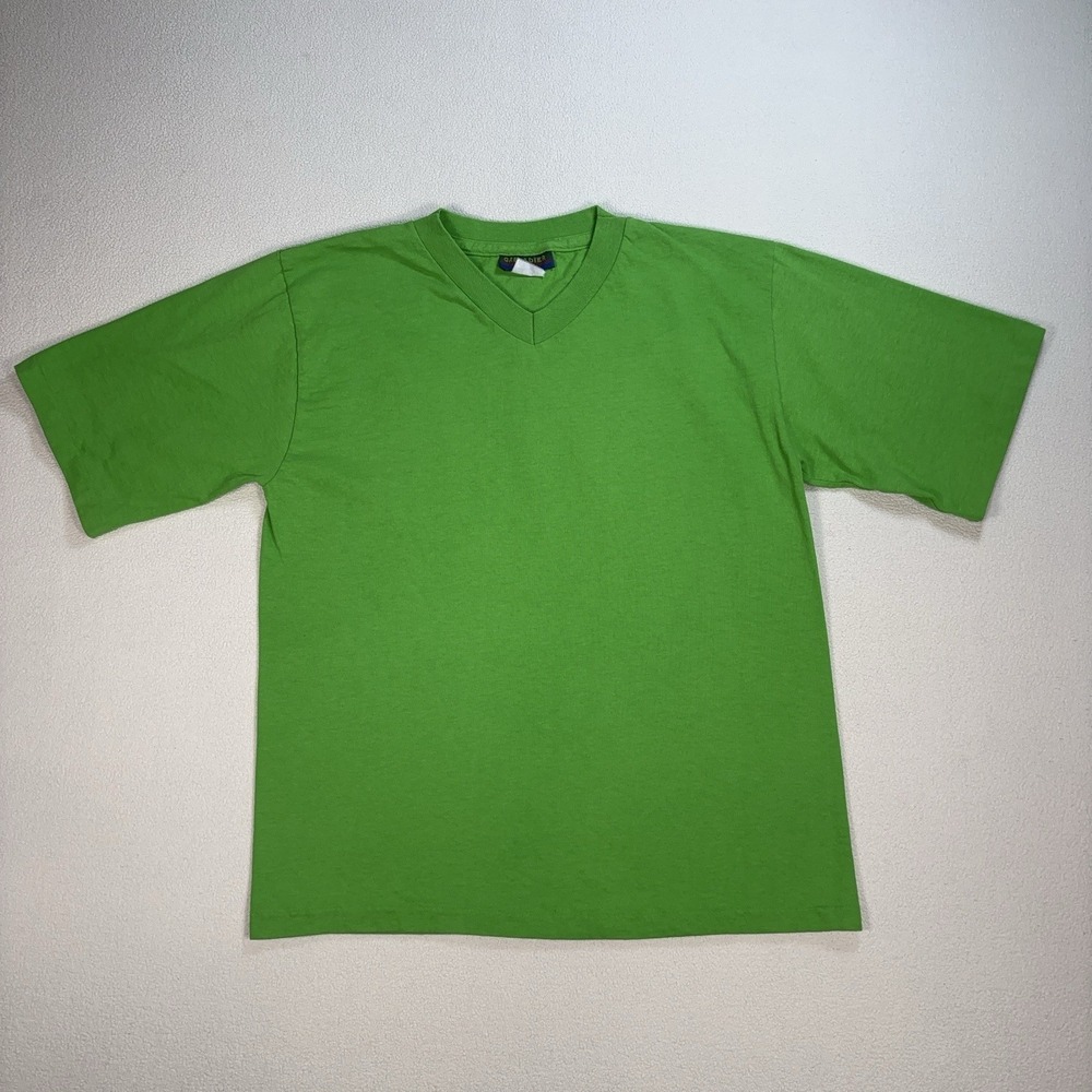 Vintage Grenadier Single Stitch T-Shirt Men's S Green 100%‎ Cotton Crew Neck